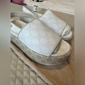 Gucci platform sandals